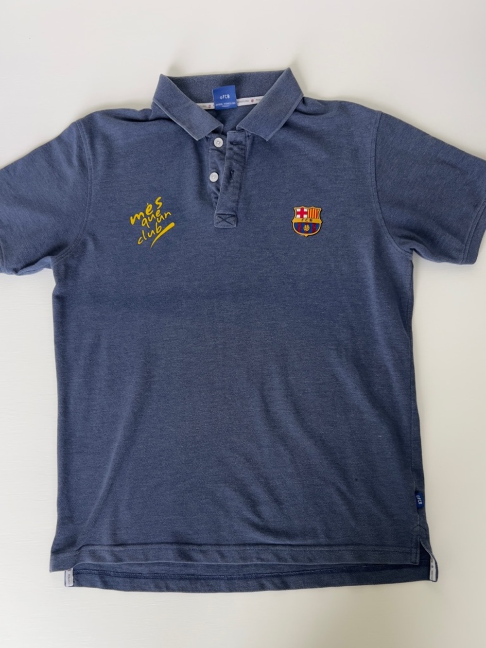 FC Barcelona men’s Navy Polo Shirt